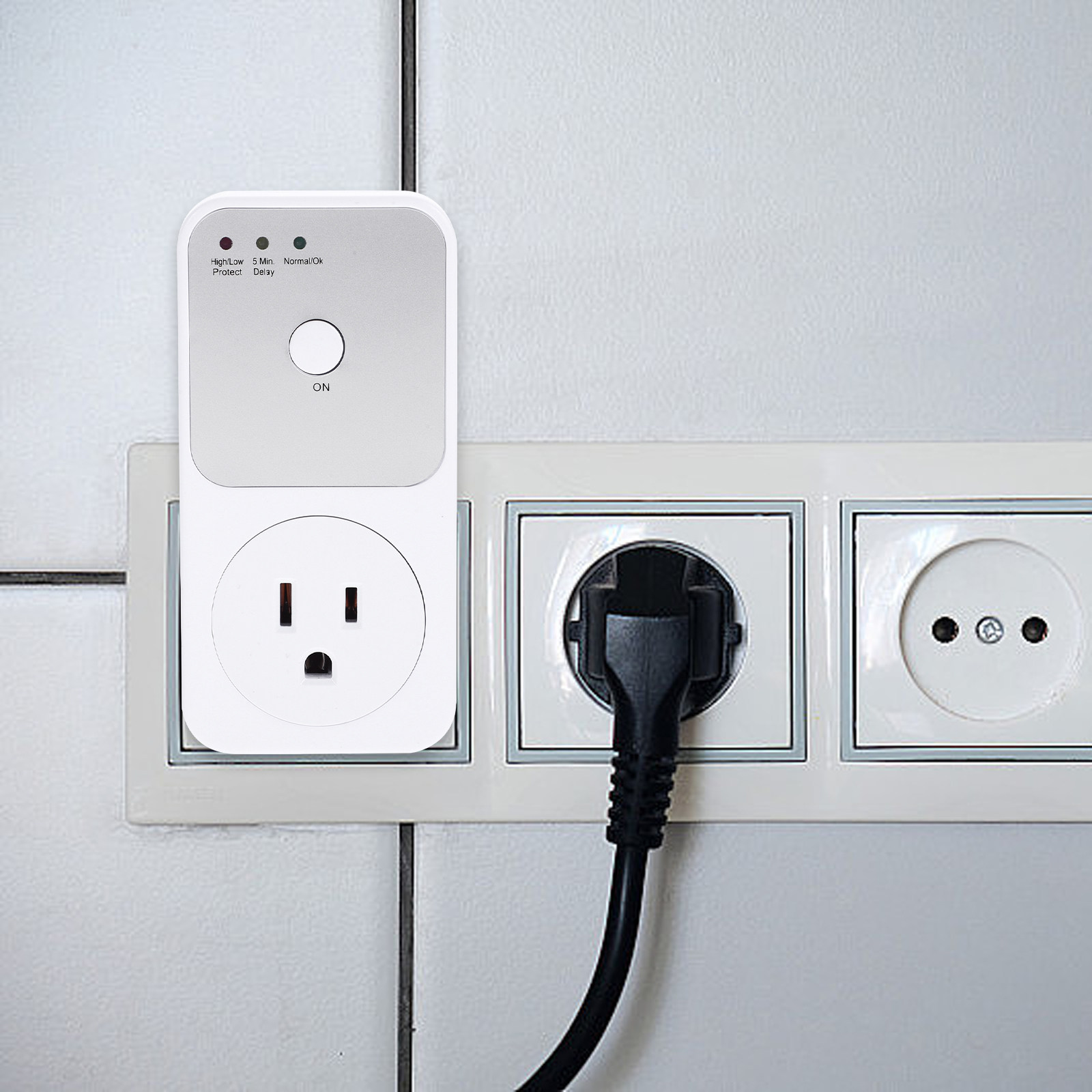 Kitchen Appliances Outlet - Soket Pelindung Kulkas Colokan US Pelindung