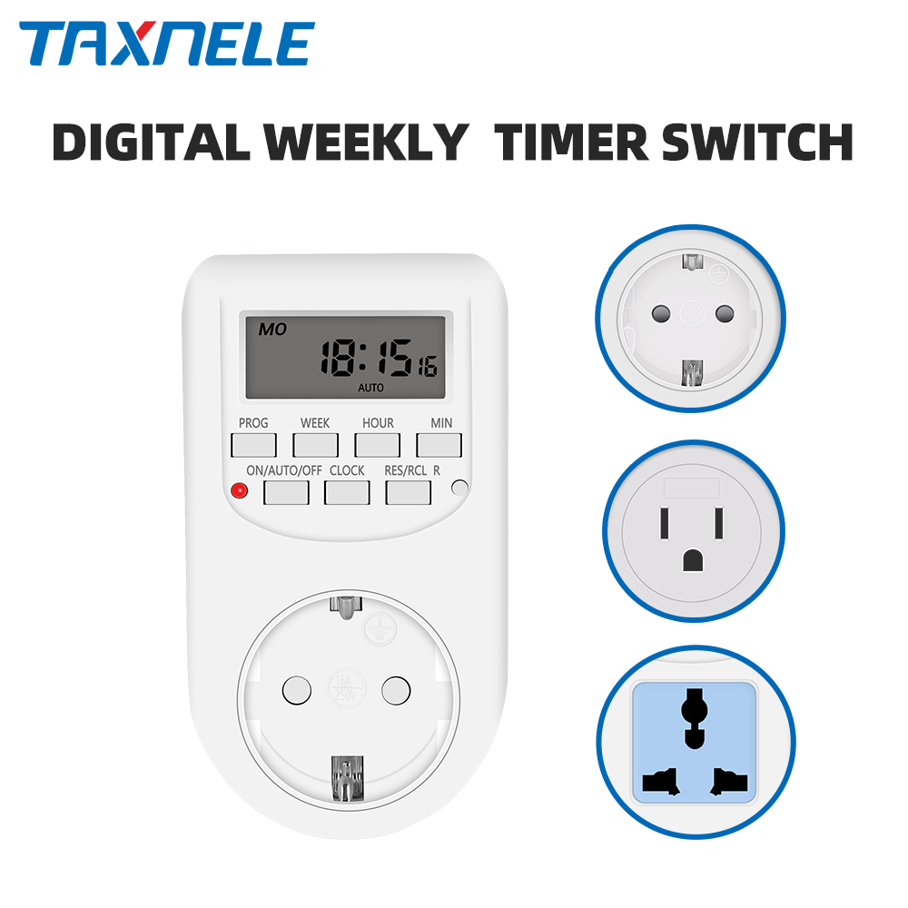 Kitchen Appliances Outlet - Sakelar Timer Digital elektronik 12/24 jam,