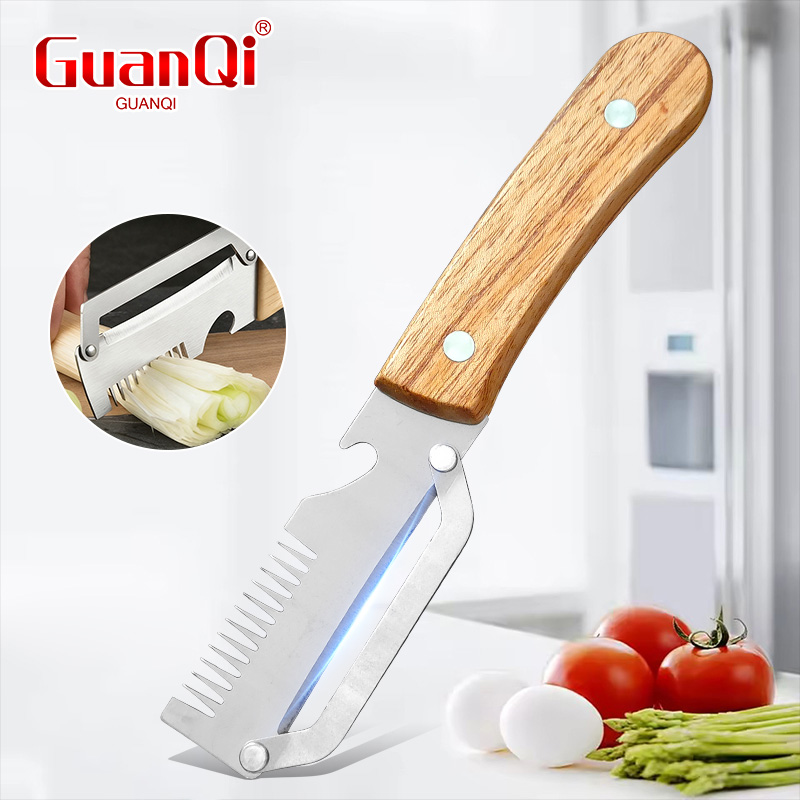 Kitchen Appliances Japan - Pengupas Multifungsi Baja Tahan Karat Gagang