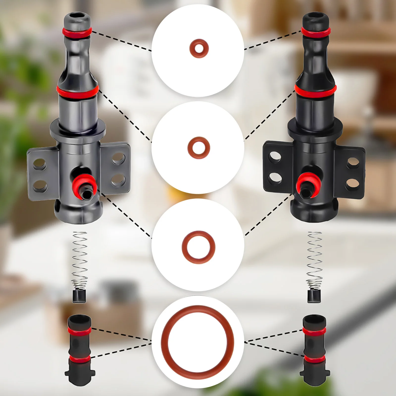 Kitchen Appliances Outlet - 30 Buah/Set O-ring untuk Mesin Kopi