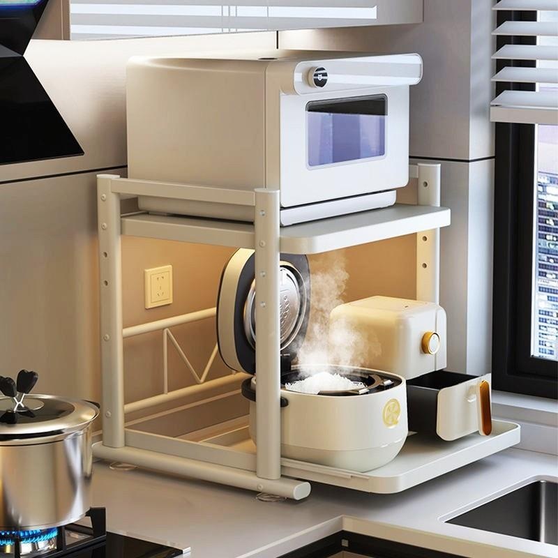 Kitchen Appliances Countertop - Rak Penyimpanan Multifungsi Dapur, Rak Tarik,