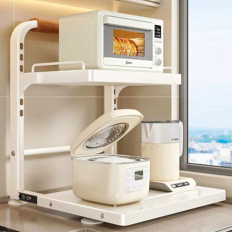 Kitchen Appliances Countertop - Rak Dapur Baja Karbon yang Dapat