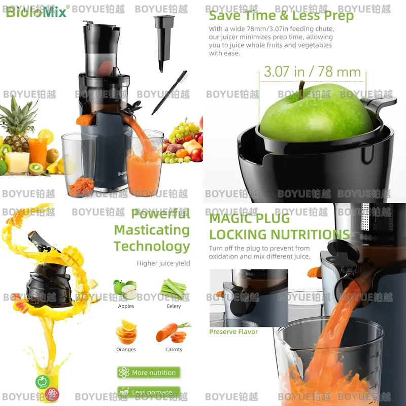 Juicer Cold Press BioloMix den - Juicer Cold Press Slow ulasan dan harga