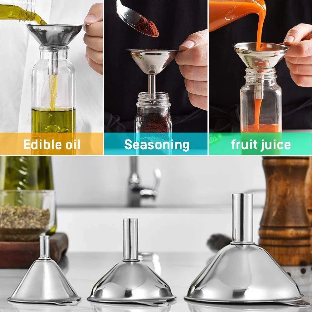 3 buah Set corong dapur baja t - Kitchen Appliances Brand ulasan dan harga