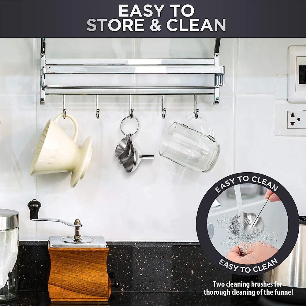 3 buah Set corong dapur baja t - Kitchen Appliances Brand ulasan dan harga