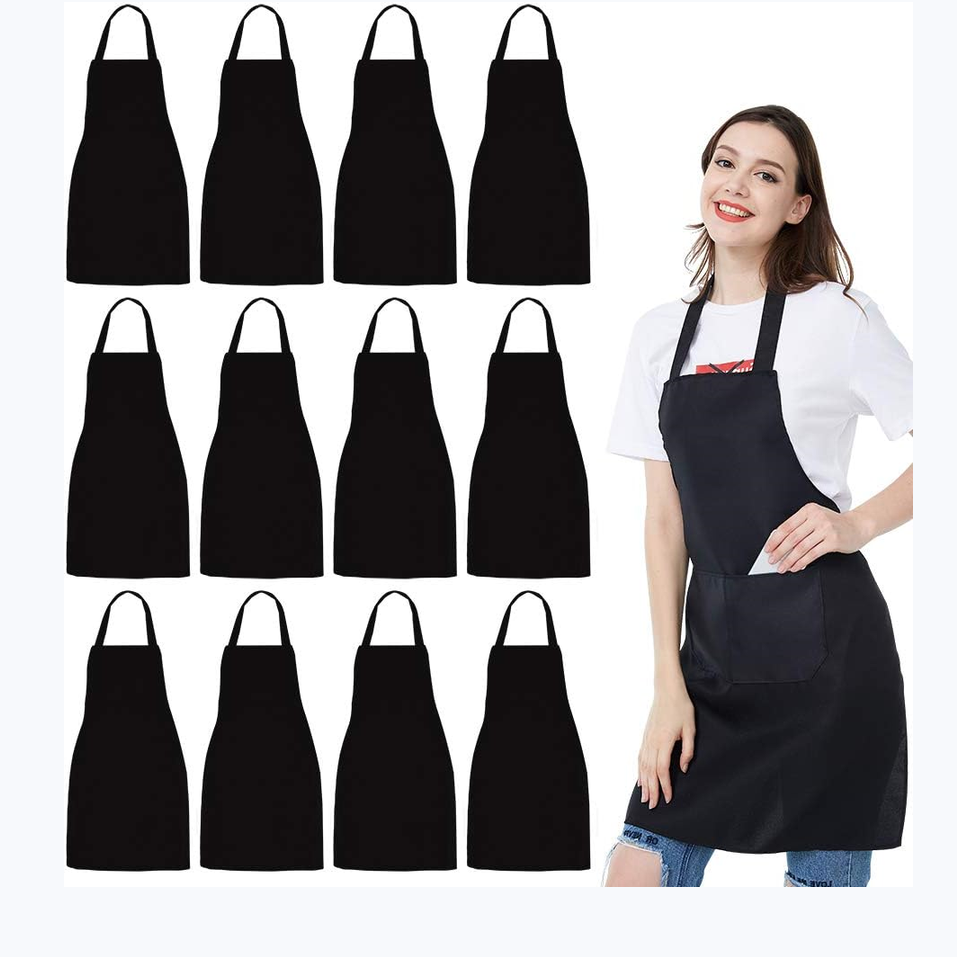 12 buah/pak celemek hitam unis - Kitchen Appliances Hobart ulasan dan harga