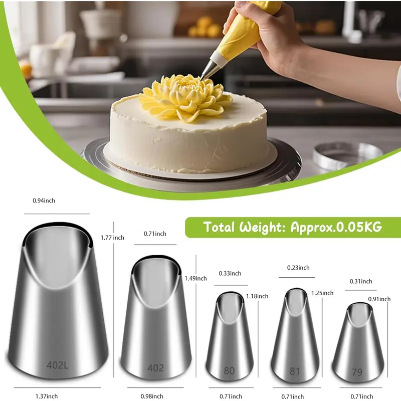 5 Buah Set Nozel Pipa Baja Tah - Kitchen Appliances Brand ulasan dan harga