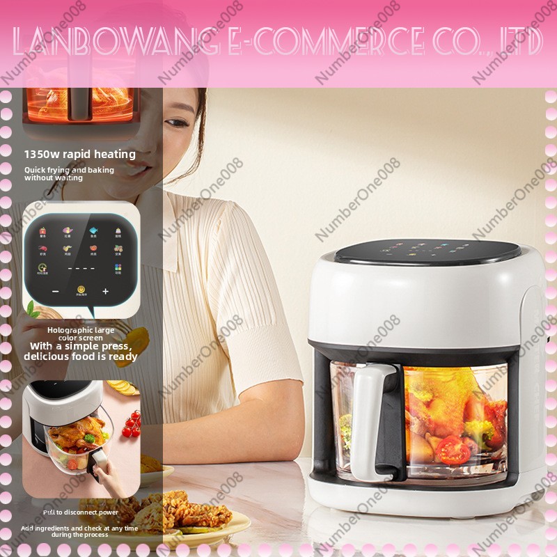 Penggorengan Udara Kaca Kapasi - Air Fryer 5L Digital ulasan dan harga