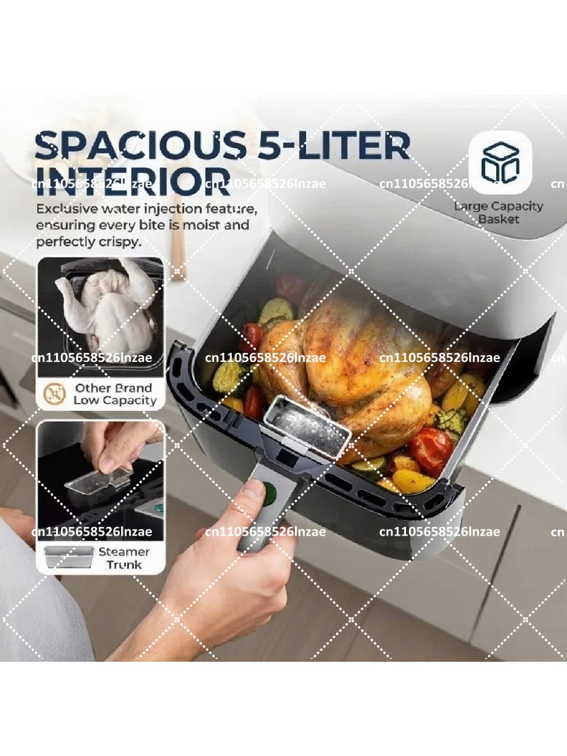 Penggorengan Udara Digital 5L  - Air Fryer 5L Digital ulasan dan harga