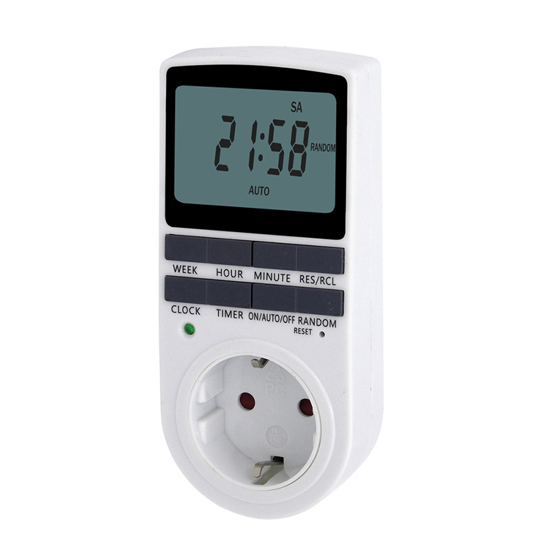 Soket Timer Digital 12/24 jam, - Kitchen Appliances Outlet ulasan dan harga