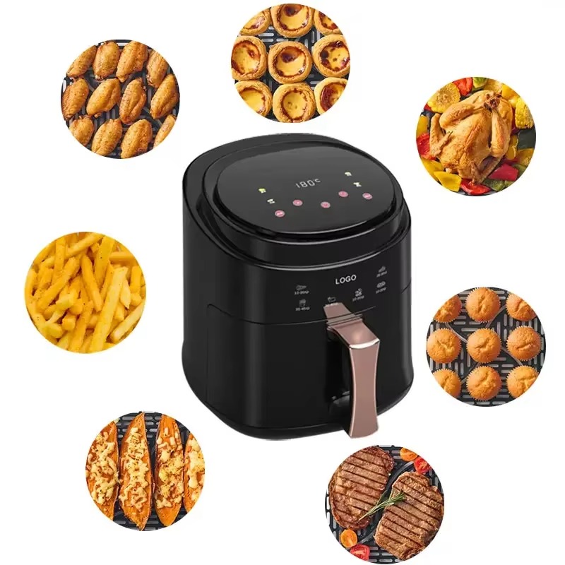 2800W 5L 6L 8L Penggorengan Ud - Air Fryer 5L Digital ulasan dan harga