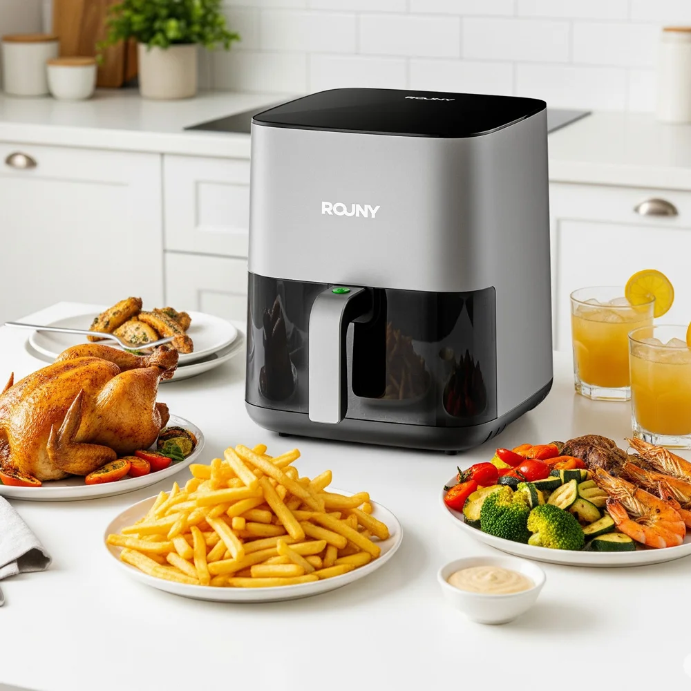 Penggorengan Udara Digital den - Air Fryer 5L Digital ulasan dan harga