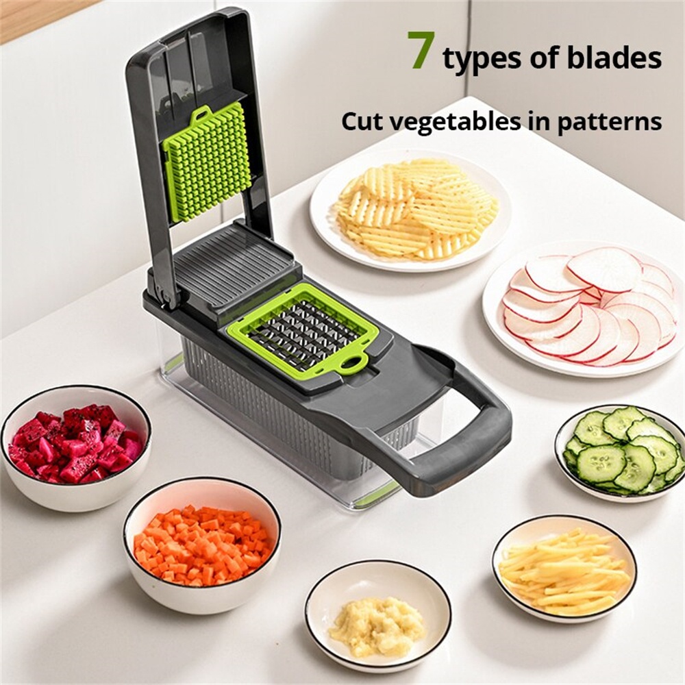 16 Buah Pemotong Sayuran Multi - Kitchen Appliances Japan ulasan dan harga