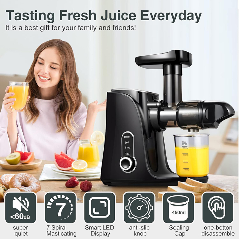 Mesin Pembuat Jus QANA, Pembua - Juicer Cold Press Slow ulasan dan harga