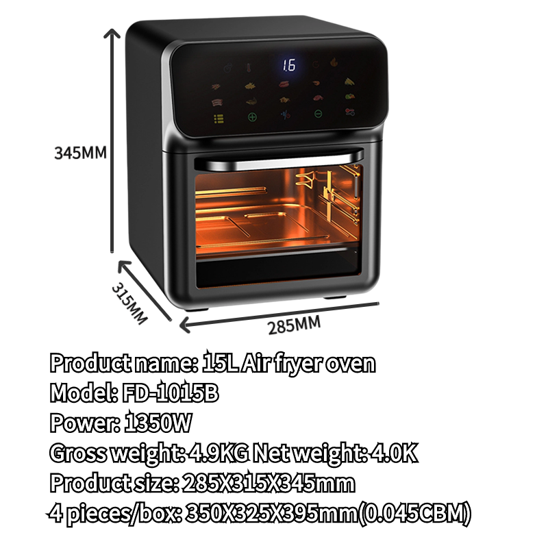 PANERKA Air Fryer Dengan Jende - Kitchen Appliances Commercial ulasan dan harga