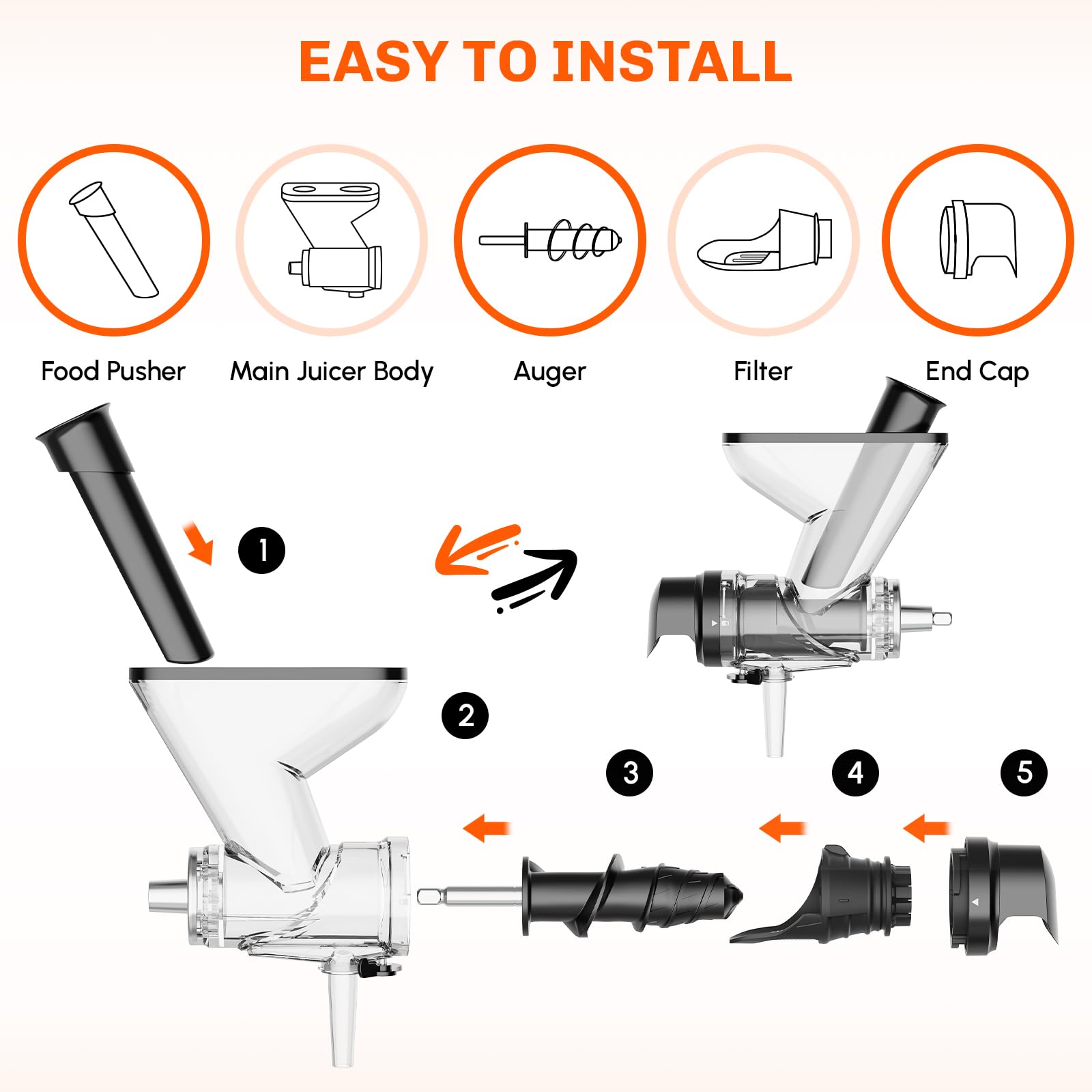 Aksesoris Juicer Masticating u - Juicer Cold Press Slow ulasan dan harga